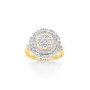 9ct-Two-Tone-Gold-Diamond-Ring Sale