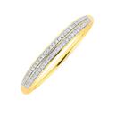 9ct-Gold-Diamond-Double-Row-Bangle Sale