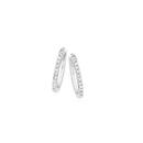 9ct-White-Gold-Diamond-Small-Huggie-Earrings Sale