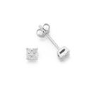 9ct-White-Gold-Diamond-Square-Look-Stud-Earrings Sale