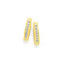 9ct-Gold-Diamond-Huggie-Earrings Sale