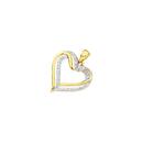 9ct-Gold-Diamond-Open-Heart-Pendant Sale
