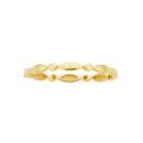 9ct-Gold-Oval-Marquise-Pattern-Stacker-Ring Sale