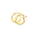 9ct-Gold-2x10mm-Square-Tube-Hoop-Earrings Sale