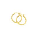 9ct-Gold-2x15mm-Diamond-cut-Hoop-Earrings Sale