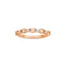 9ct-Rose-Gold-Morganite-Diamond-Anniversary-Band Sale