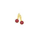 9ct-Gold-Created-Ruby-Round-Brilliant-Cut-Hook-Earrings Sale