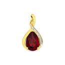 9ct-Gold-Created-Ruby-Diamond-Slider-Pendant Sale