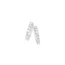 Sterling-Silver-Cubic-Zirconia-Claw-Set-Hoops Sale