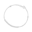 Silver-Fine-14-Ball-On-Snake-Chain-Bracelet Sale