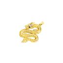 9ct-Gold-Diamond-Black-Sapphire-Dragon-Mens-Pendant Sale