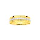 9ct-Gold-Diamond-Centre-Taper-Gents-Ring Sale