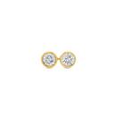 9ct-Gold-Diamond-Bezel-Stud-Earrings Sale