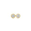 9ct-Gold-Diamond-Bezel-Stud-Earrings Sale