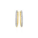 9ct-Gold-Diamond-Long-Oval-Huggie-Earrings Sale