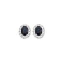 9ct-Gold-Natural-Sapphire-Diamond-Royal-Stud-Earrings Sale