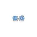 9ct-White-Gold-Natural-Ceylon-Sapphire-Stud-Earrings Sale