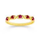 9ct-Gold-Natural-Ruby-Ring Sale