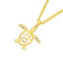 9ct-Gold-Filigree-Turtle-Pendant Sale