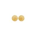 9ct-Gold-8mm-Filigree-Ball-Stud-Earrings Sale