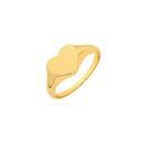 9ct-Gold-Heart-Signet-Ring Sale