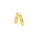 9ct-Gold-15mm-Diamond-Cut-Square-Tube-Hoop-Earrings Sale