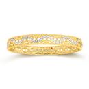 9ct-Gold-Two-Tone-65mm-Diamond-Cut-Weave-Bangle Sale