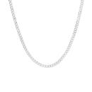 Silver-50cm-Diamond-Cut-Curb-Chain Sale