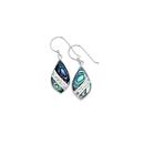 Silver-Teardrop-Paua-Shell-Hook-Drop-Earring Sale