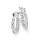 Sterling-Silver-15mm-Cubic-Zirconia-Inside-Out-Hoop-Earrings Sale