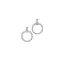 Silver-Cubic-Zirconia-Circle-on-Cubic-Zirconia-Bar-Earrings Sale