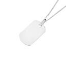 Silver-Dogtag-Pendant-on-50cm-Chain Sale