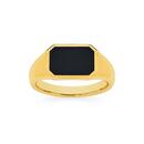 9ct-Gold-Black-Agate-Signet-Ring Sale