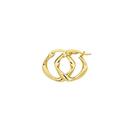 9ct-Gold-10mm-Ribbon-Twist-Hoop-Earrings Sale