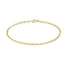 9ct-Gold-19cm-Solid-Oval-Belcher-Bracelet Sale