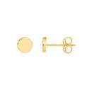 9ct-Gold-45mm-Mini-Disc-Stud-Earrings Sale