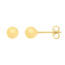 9ct-Gold-5mm-Polished-Ball-Stud-Earrings Sale
