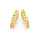 9ct-Gold-Curb-Link-Huggie-Earrings Sale