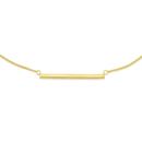 9ct-Gold-45cm-Solid-Curb-Fine-Bar-Necklet Sale