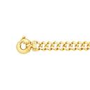 9ct-Gold-19cm-Solid-Square-Curb-Bolt-Ring-Bracelet Sale