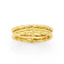 9ct-Gold-Twist-and-Polished-Dress-Ring Sale