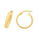 9ct-Gold-15mm-Square-Hoop-Earrings Sale