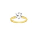 14ct-Gold-1-Carat-Lab-Grown-Diamond-Solitaire-Ring Sale