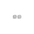 9ct-White-Gold-Diamond-Sparkle-Cluster-Stud-Earrings Sale