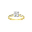 9ct-Gold-Diamond-Cluster-Ring Sale