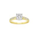 9ct-Gold-Diamond-Cluster-Ring Sale