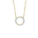 9ct-Gold-Diamond-Circle-Necklet Sale