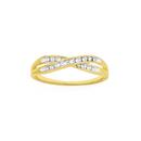 9ct-Gold-Diamond-Crossover-Ring Sale