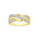 9ct-Two-Tone-Gold-Diamond-Swirl-Crossover-Ring Sale