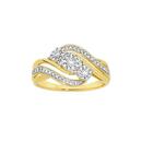 9ct-Two-Tone-Gold-Diamond-Tri-Cluster-Ring Sale